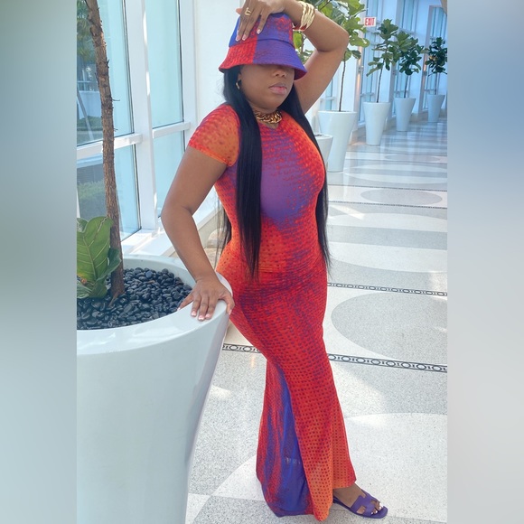 NOA SHORT SLEEVE DRESS - Picture 4 of 4